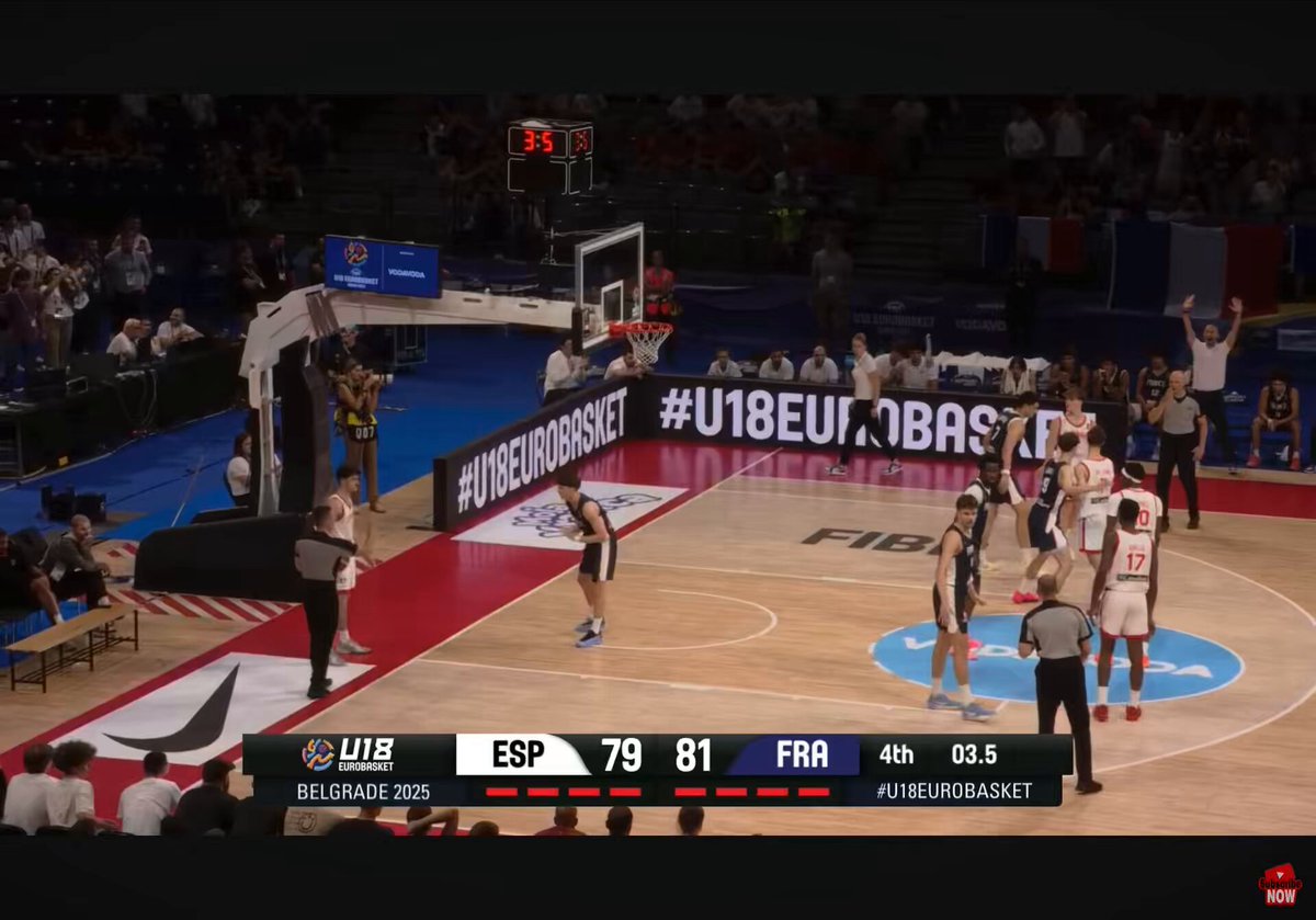 GUILLERMO DEL PINO BUZZER-BEATER TO GIVE SPAIN THE #FIBAU18 TROPHY !!! 🇪🇸🇪🇸🇪🇸🏆