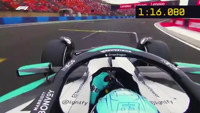 George Russell secures the DHL_Motorsports Fastest Lap from the Hungarian Grand Prix 🤩 Take a look at the lap time insights here 👉 #F1 #HungarianGP #MomentsThatDeliver