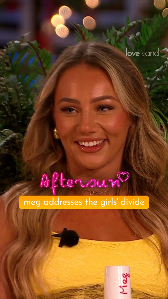 “I love all them girls to bits” ❤️ Meg shuts down the divide rumours and explains how united they all really are 🥹 #LoveIsland