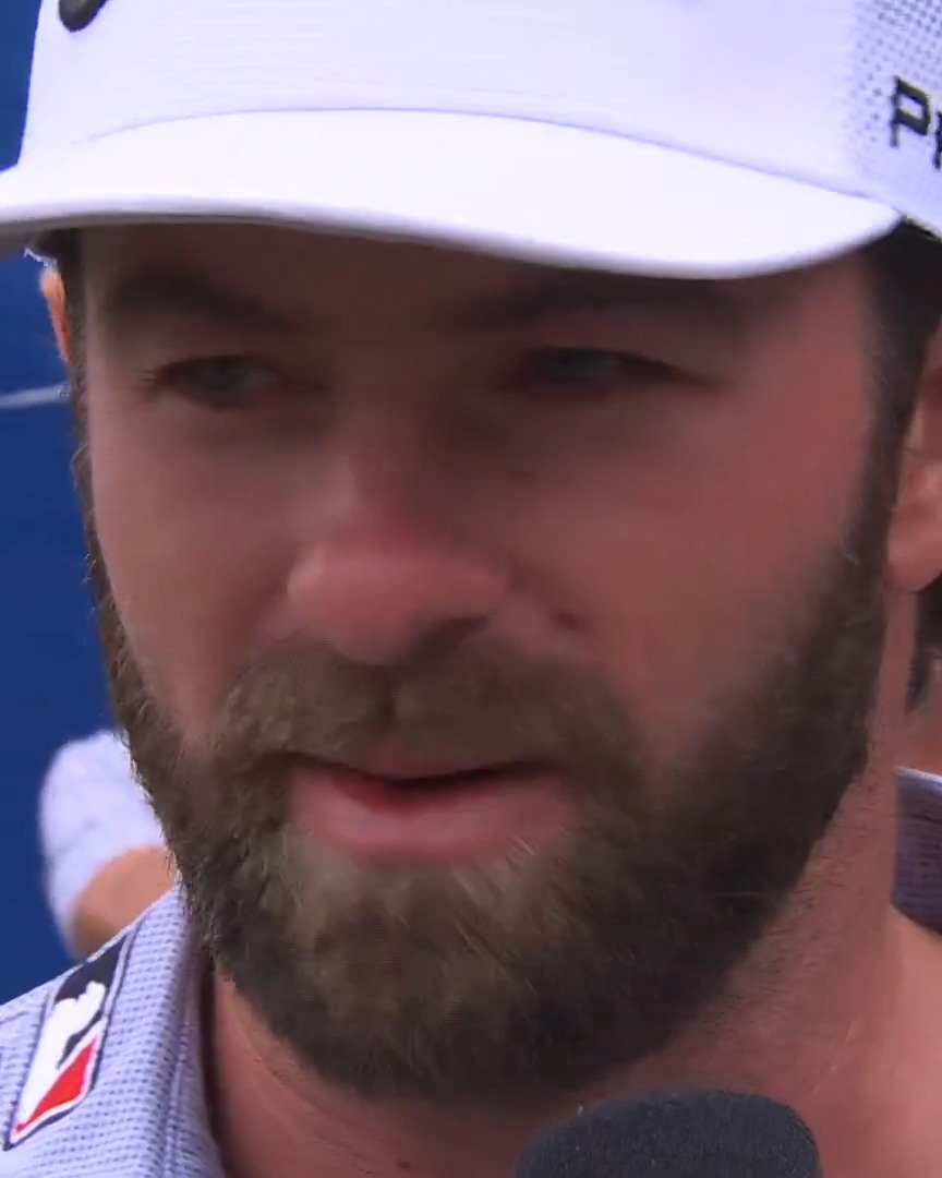 "I've been waiting for it for a while. I never thought I'd really be that emotional about it." An emotional breakthrough victory for Cameron Young ❤️