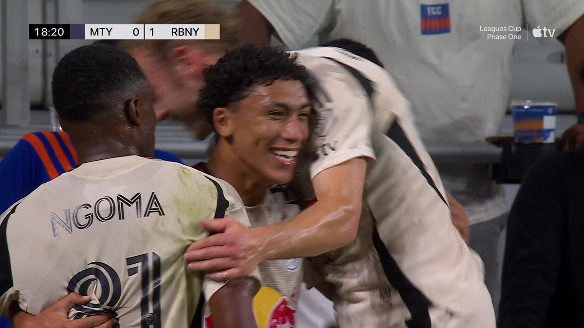 17-year-old Julian Hall buries the opener for New York past Monterrey! 👊