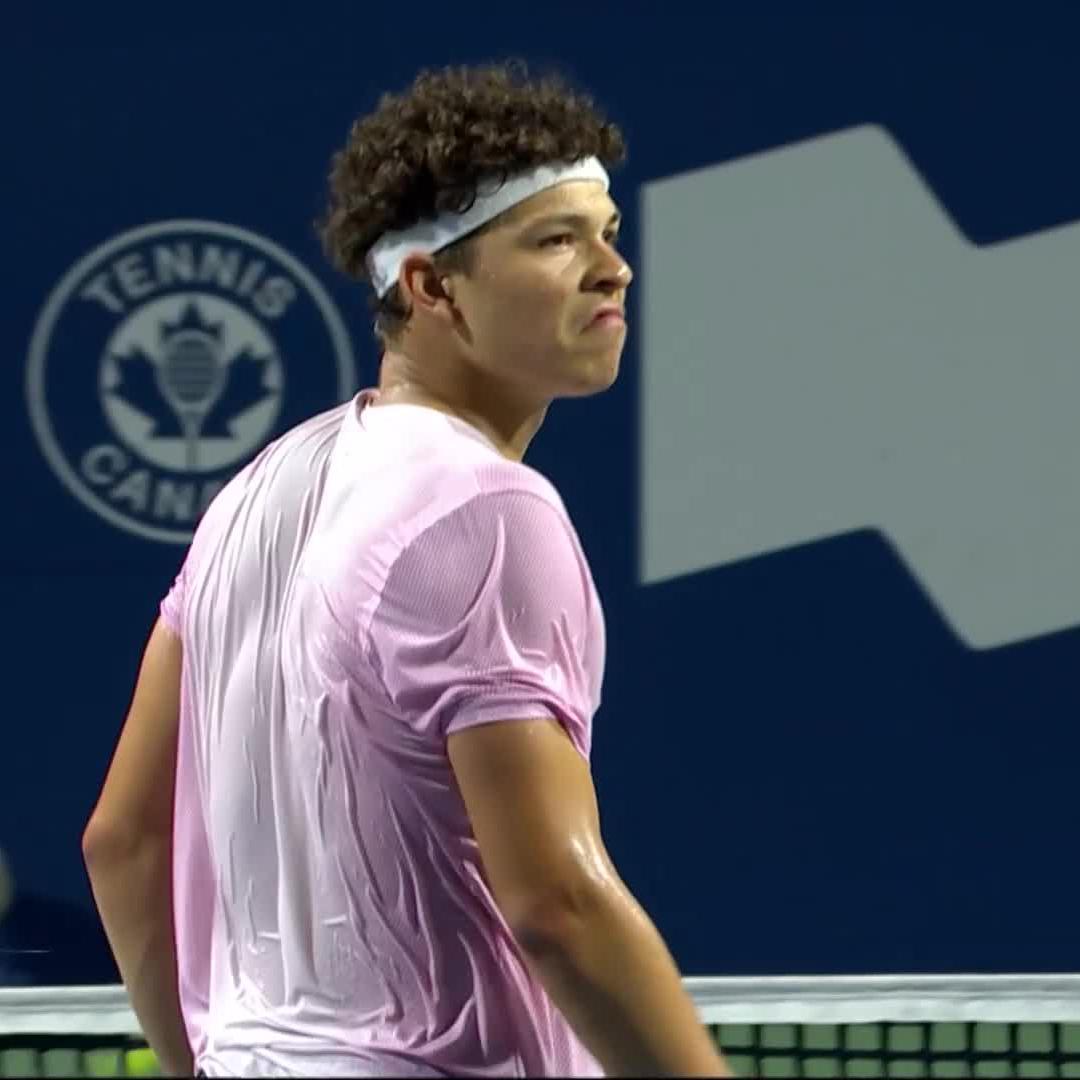 Ben Shelton and Flavio Cobolli had an exchange after the match in Toronto 👀