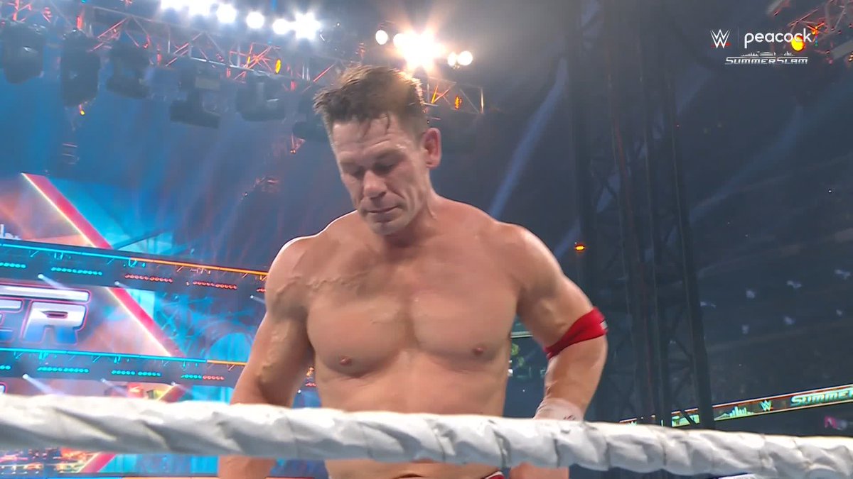 Brock Lesnar just put John Cena down faster than a Janel Grant lawsuit! | #WWE #SummerSlam