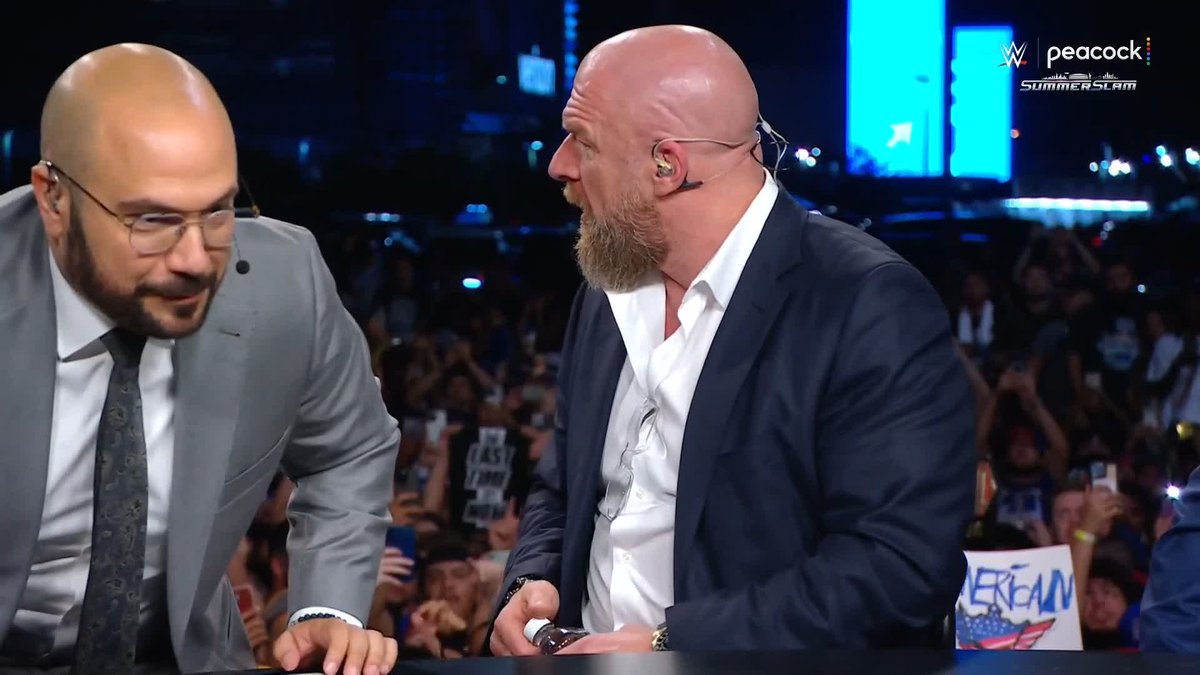 YOU WANTED THE WATER?! YOU GOT THE WATER! Triple H