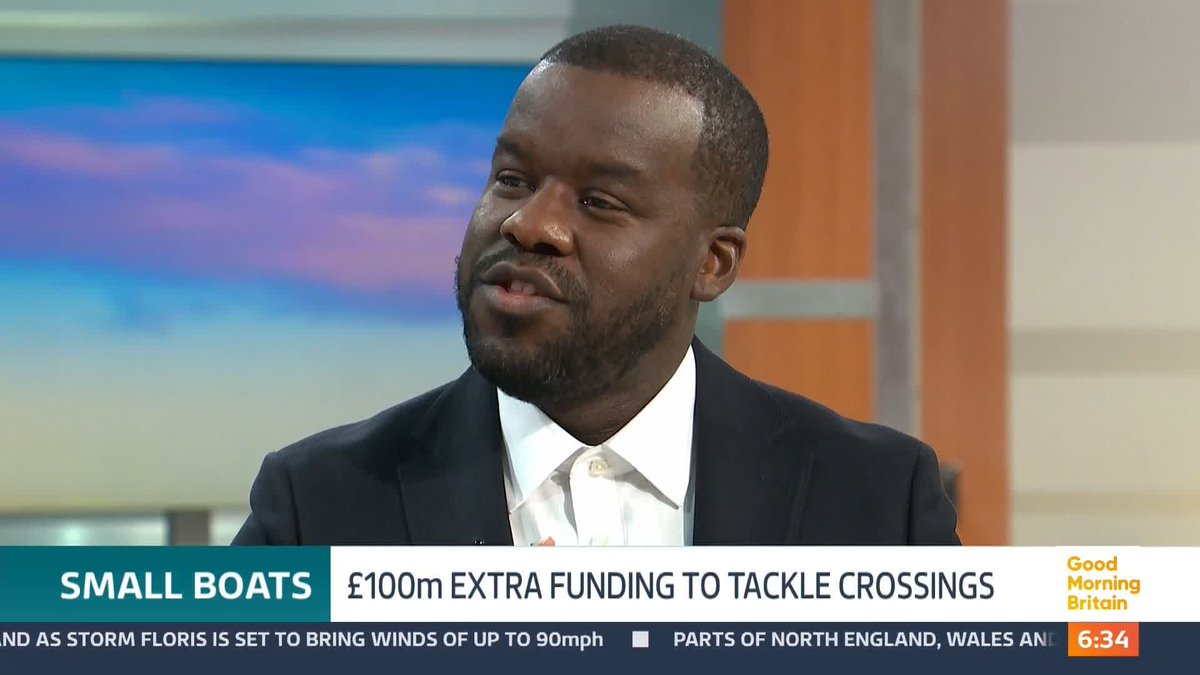 £100million of extra funding to tackle people-smuggling gangs has been announced by the Home Office. Kate Garraway, Ed Balls, Andrew Pierce and Nels Abbey discuss how to manage the number of people coming into the UK.