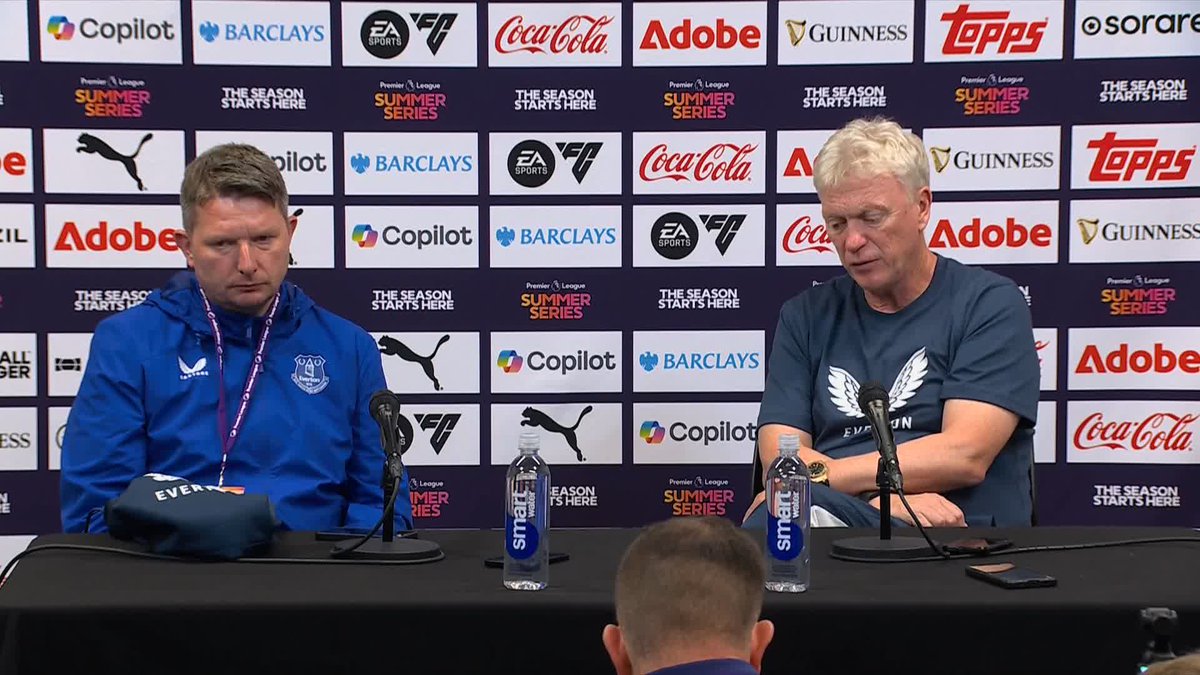 🗣️ "We have to make several additions and need to get them in quickly" Everton boss David Moyes says he was hoping to have added more players to his squad by now, but still expects a number of players to join before the end of the window 🔵