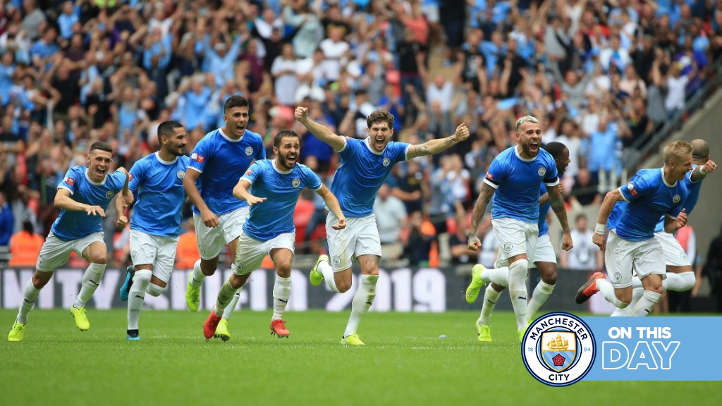 #ManCity won the Community Shield vs Liverpool, #OnThisDay in 2019. 🛡️