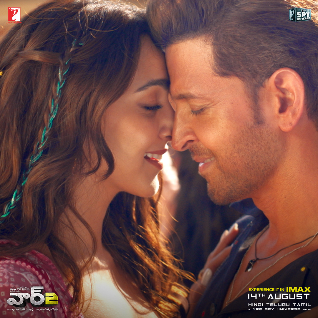 Mood = Instantly elevated! 💃 Song out now - #War2 releasing in Hindi, Telugu & Tamil on August 14th in cinemas worldwide!