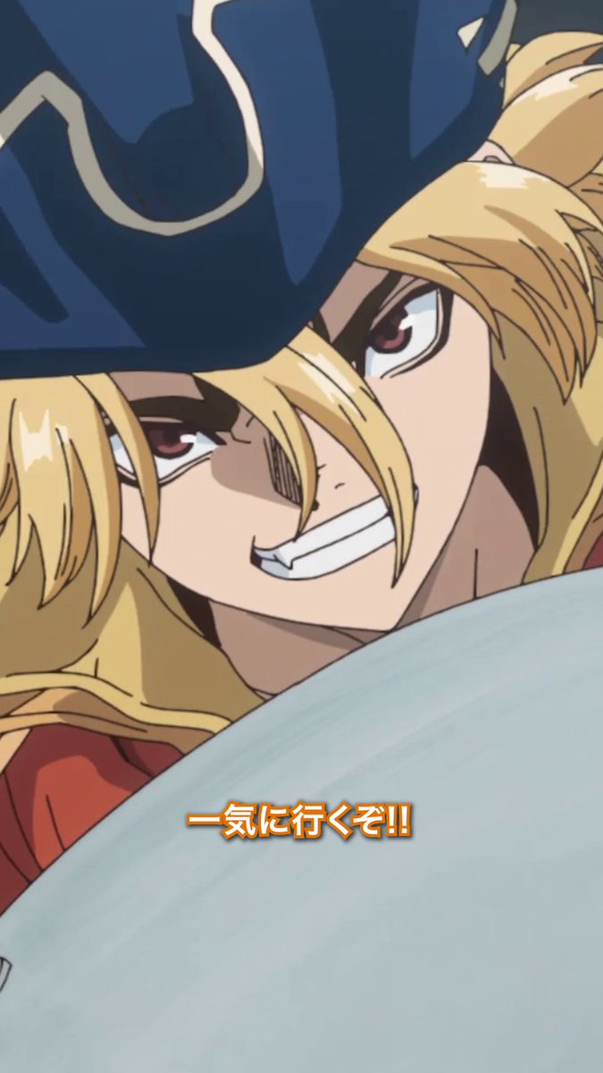 ／ 第16話注目シーンピックアップ！✨ ＼ 「一気に行くぞ!!」 第16話「MEDUSA MECHANISM」 各配信プラットフォームにて配信中！ ▼TikTok #DrSTONE