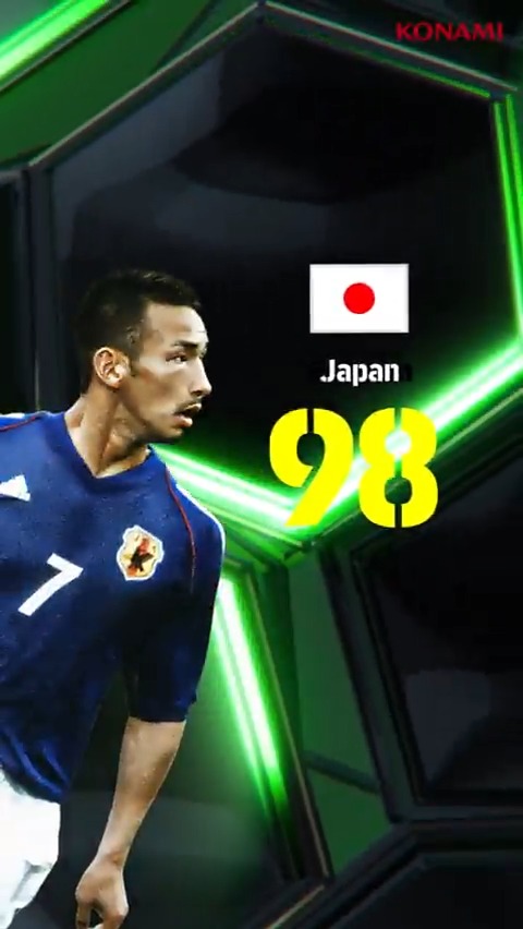 【Epic: Japan】 ブースタースロットを所持した伝説の選手が3名登場! 田中 マルクス闘莉王(スティール+2) 中田 英寿(ファンタジスタ+2) 大黒 将志(ストライカーセンス+2) 代表選手として世界大会の舞台でプレーした日本人レジェンドたちを獲得しよう! #イーフト #eFootball