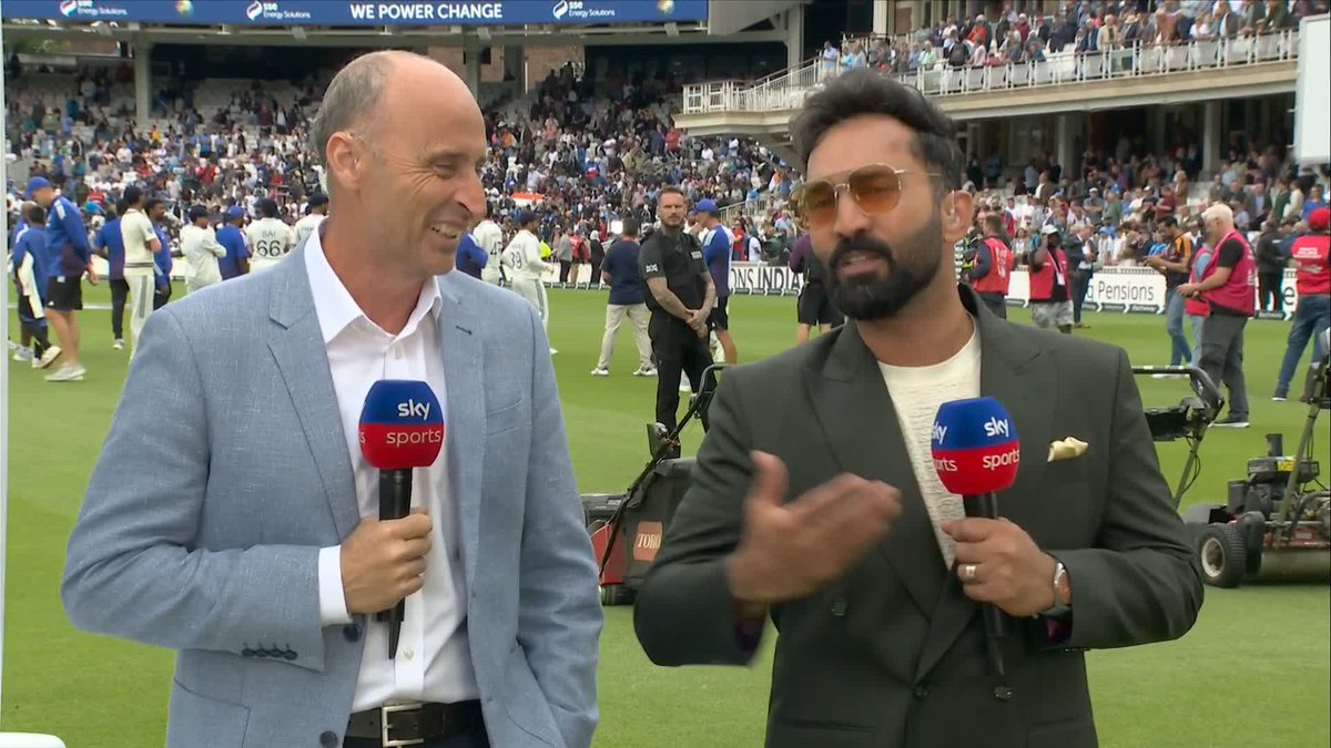 "This is the kind of series that keeps it alive. It keeps that fire alive." Dinesh Karthik after India won the fifth test to draw the series against England 🔥