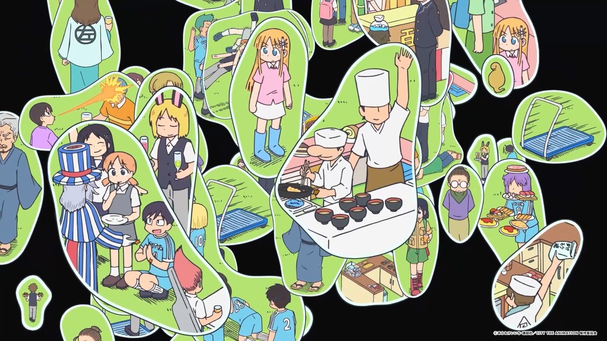 \原画 一人で描きました!/ わちゃわちゃ おもてなし #アニメCITY #animeCITY