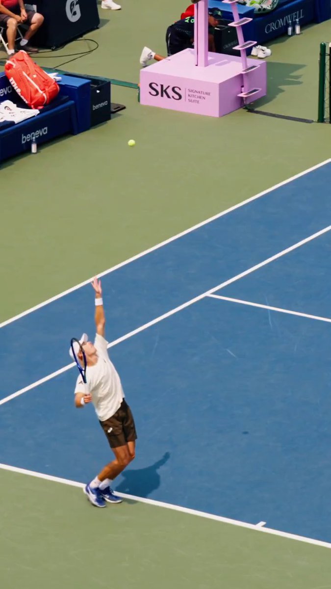 Speed Demon 😈 (slowly 😉) Alex de Minaur National Bank Open