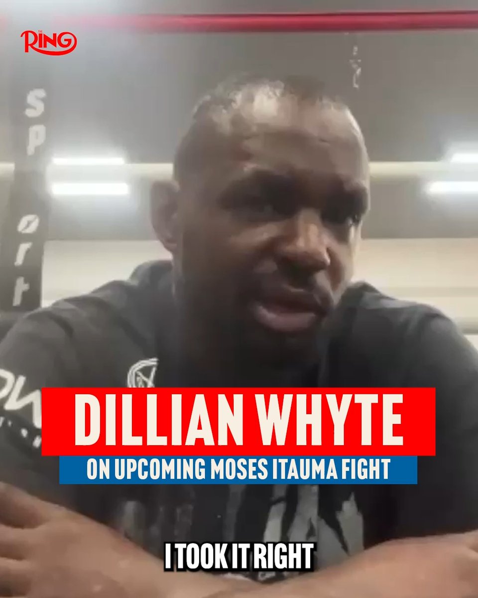 "They're trying to feed me to the wolves... I'm an older wolf, I've still got f***ing teeth." Dillian Whyte tells The Ring he did not hesitate to take the fight with Moses Itauma on August 16th in Riyadh 🐺