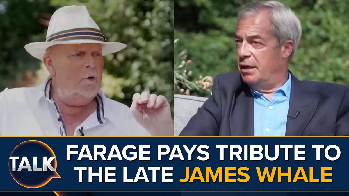 "James genuinely was a broadcasting pioneer, a broadcasting legend, the king of late night phone ins." Nigel Farage pays tribute to his friend the late James Whale MBE, who died earlier today at the age of 74. Nigel Farage MP | James Whale MBE.