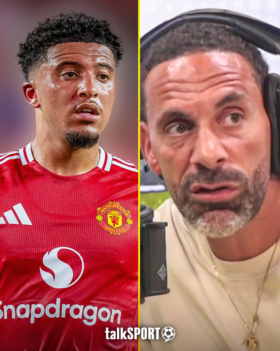 🌟 "This kid’s ability is up there with the best!" 🔴 "The expectation is different!" ⚠️ "Has the club let him down?" Rio Ferdinand on Jadon Sancho’s talent and struggles at Man United… #MUFC #JadonSancho #talkSPORT #ManUnited