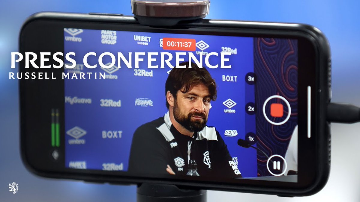 🎙️ Russell Martin spoke to the media ahead of Tuesday’s match against Viktoria Plzeň.