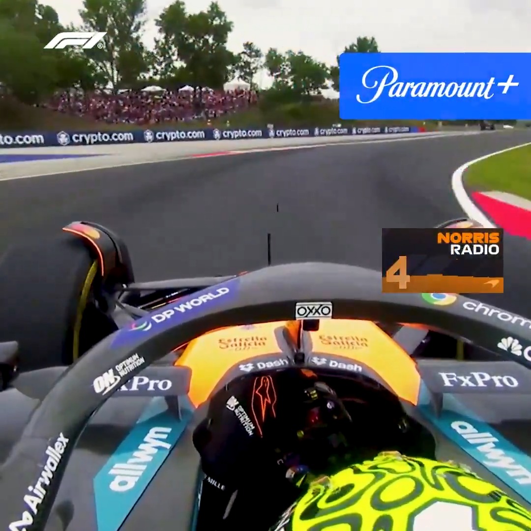 Lando locks it in for the long haul 🔒 Watch the best bits of the Hungarian Grand Prix with added insights from team radio now! 👇 #F1 #HungarianGP Paramount+