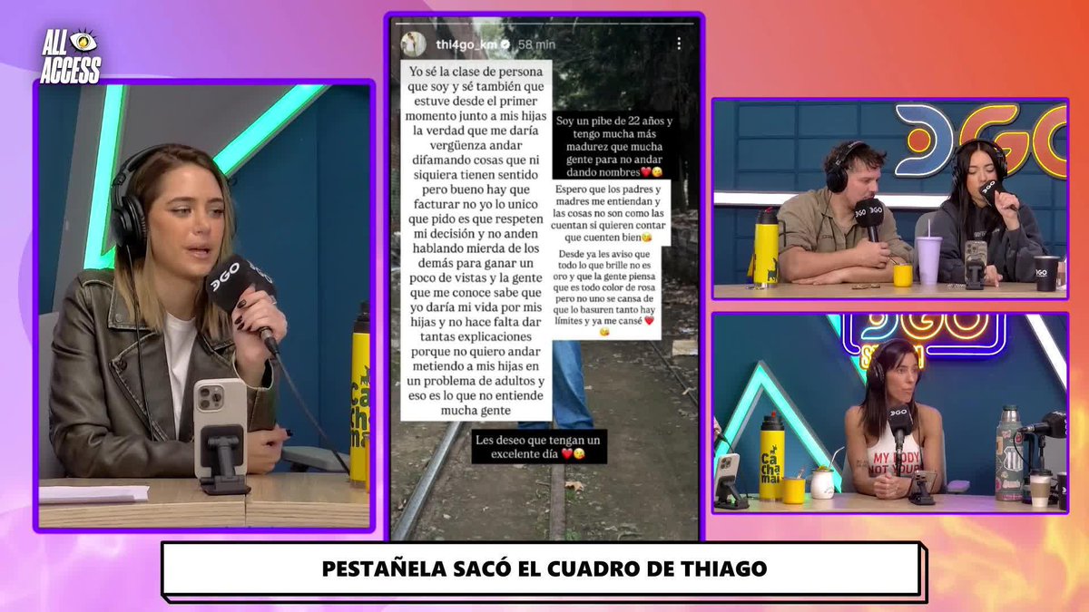 Se pudrió todo entre Daniela y Thiago 👨👩👧👧 #AllAccessxDGO #AllAccess