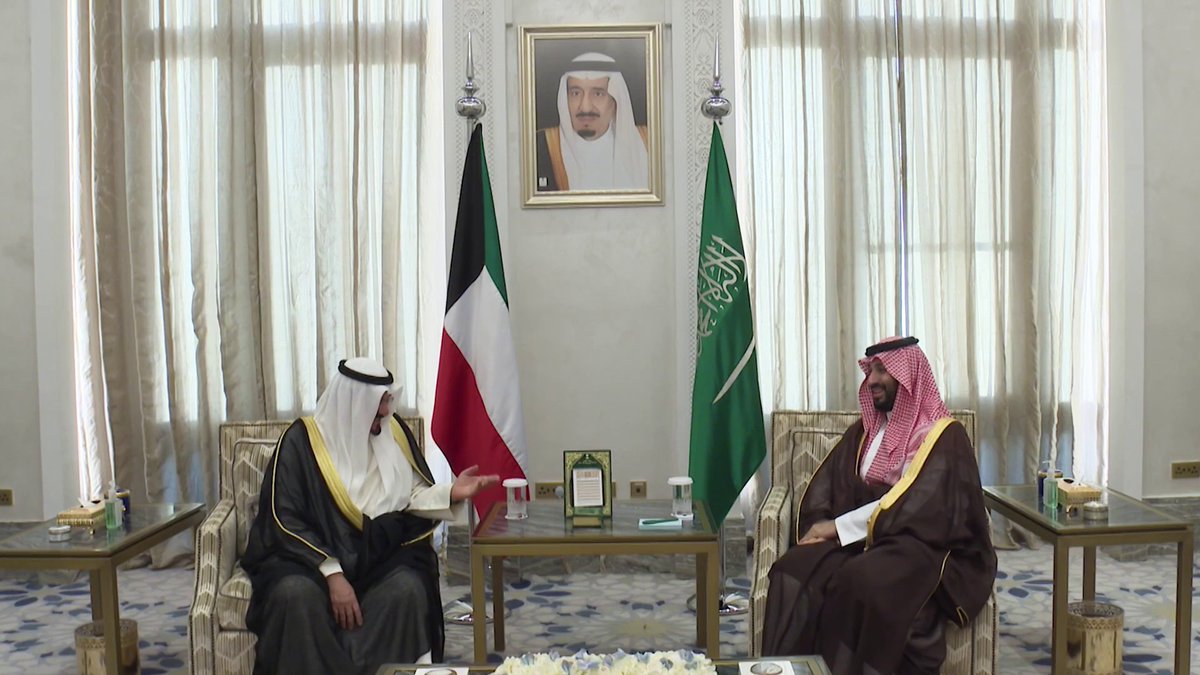 #ولي_العهد يستقبل رئيس مجلس الوزراء بالكويت في قصر نيوم ويستعرضان العلاقات التاريخية وأوجه التعاون الثنائي #الإخبارية