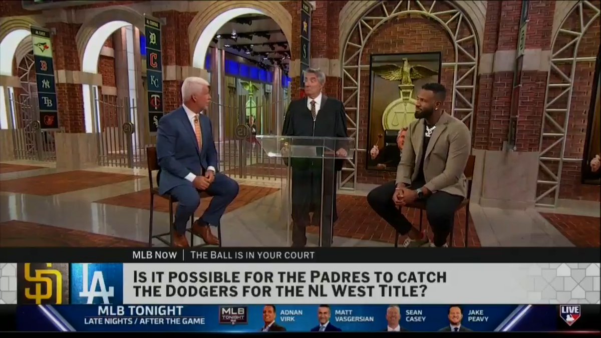 "This Padres team is a team that I wouldn't count out to win this division." What are the Padres' chances to catch the Dodgers in the NL West standings? Steve Phillips | Xavier Scruggs | Jon Heyman