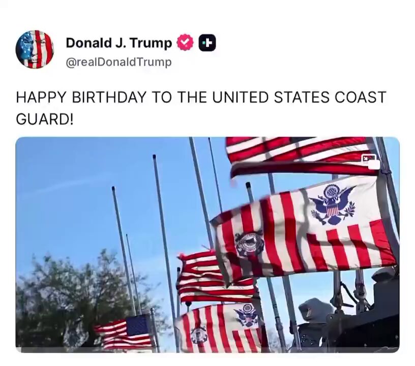 HAPPY BIRTHDAY US COAST GUARD 🛳️