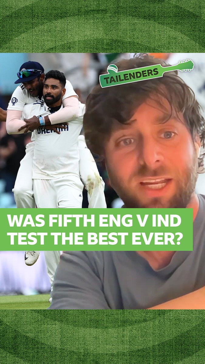 BEST. TEST... EVER? 🤯 The Tailenders unite for an EMERGENCY podcast after a stunning ending to the England v India Test series 💥 #bbccricket #engvind #tailendersoftheworlduniteandtakeover