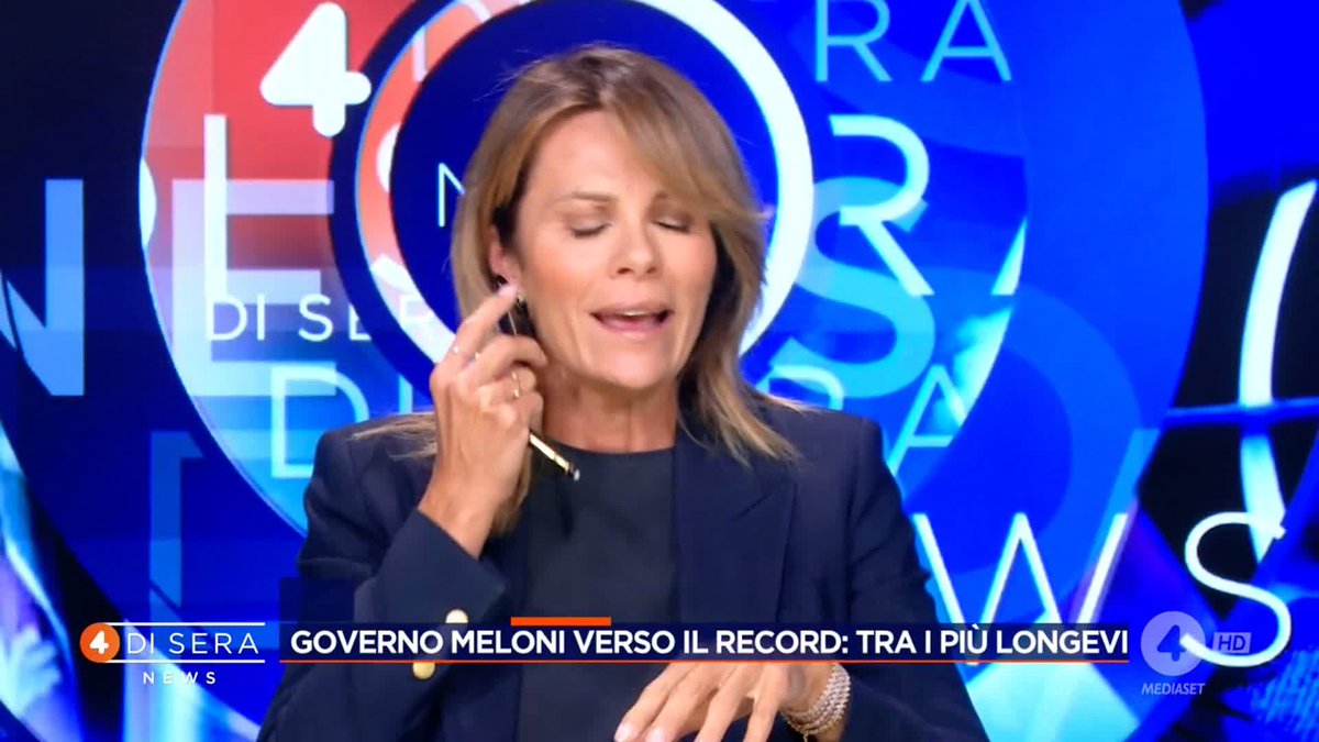 Hoara Borselli: "Oggi l'Italia è tornata a contare grazie al governo Meloni" Cosa ne pensate? #4disera news in diretta su #Rete4 e in streaming su Mediaset Infinity