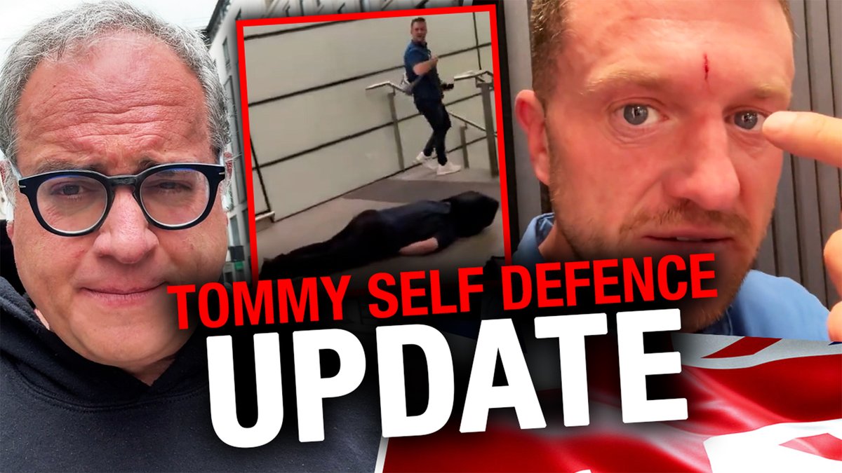 BREAKING: Tommy Robinson returns to the UK to plead self-defence After fending off an unprovoked assault at a London train station, Tommy Robinson is being treated as the criminal — not the victim. A few days ago Tommy Robinson 🇬🇧 was walking through St. Pancras train station in London, when he was repeatedly threatened by a drunk hoodlum. Tommy was by himself, and the man obviously had been radicalized by the media’s around-the-clock demonization of Tommy. Tommy warned the thug to stay away, but he wouldn’t. As he advanced towards Tommy, Tommy at the last moment hit back first, a clear case of self-defence. Tommy immediately called police to let them know what had transpired. The next morning, at 6 a.m. Tommy’s lawyers called police too. Having reported the incident to the police, Tommy went about his business, including going to do media interviews abroad. When police notified his lawyers they wanted to interview Tommy, he canceled his trip and returned to the UK moments ago. (The regime media had falsely claimed that Tommy was somehow running away from the incident.) I believe this man attacking Tommy was a chance encounter — but the media has radicalized so many people against Tommy, it was only a matter of time. It’s terrible that Tommy can’t even walk through a train station without being assaulted. Then again, 940,000 crimes were reported to police in London last year, so he’s not the only one. If the victim here had been anyone other than Tommy — and London is in the middle of a crime wave — police would let it go as a clear case of self defence. But this is Tommy, the “enemy of the state”. It’s unlikely the police or prosecutors will let this “opportunity” go by. That’s why I came to London: if Tommy is not released by police tonight, I’ll be in court when Tommy applies for bail. (I have also offered to act as a “surety” for Tommy, to hep secure his release.) I’ll keep you posted how that goes, and of course I’ll live-tweet any proceedings. I promised Tommy I’d help him cover the costs of his lawyers, by crowdfunding that. Like many people, I’ve come to the unhappy conclusion that the UK now has two-tier justice — and Tommy is on the wrong side of that. The least we can do is to help lift the financial burden of these lawsuits off of him. Thanks for your support for our friend. I’ll give you more updates tomorrow. If you can help cover the legal bills (Tommy is pleading self-defence) please do. (Thanks.) FULL REPORT by Ezra Levant 🍁🚛:
