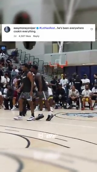 KD showed love to Nas after his 1v1 at Summer Jam 🔥🔥