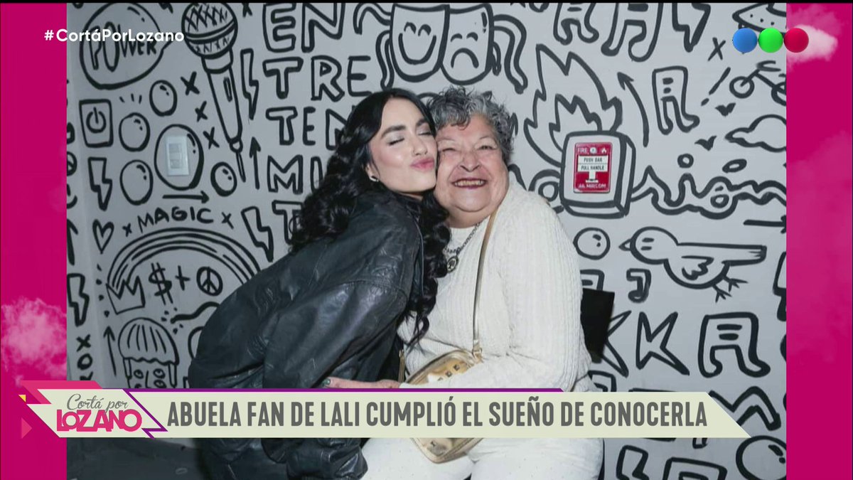 💖 La abuela fan de Lali cumplió el sueño de conocerla 🙌 Hablamos con ella: “Mi tema favorito es ‘No me importa’” 🎶✨ Mirá #CortáPorLozano por Telefe 📺