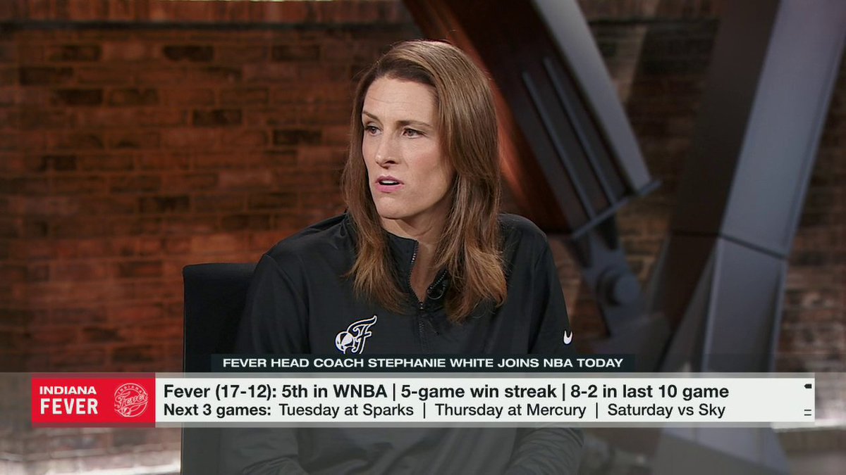 "I take a lot of pride in basketball in the state of Indiana. I take a lot of pride in this franchise." Stephanie White reflects on what it means to go from playing on the first-ever Fever team to now leading it as head coach ❤️🙌