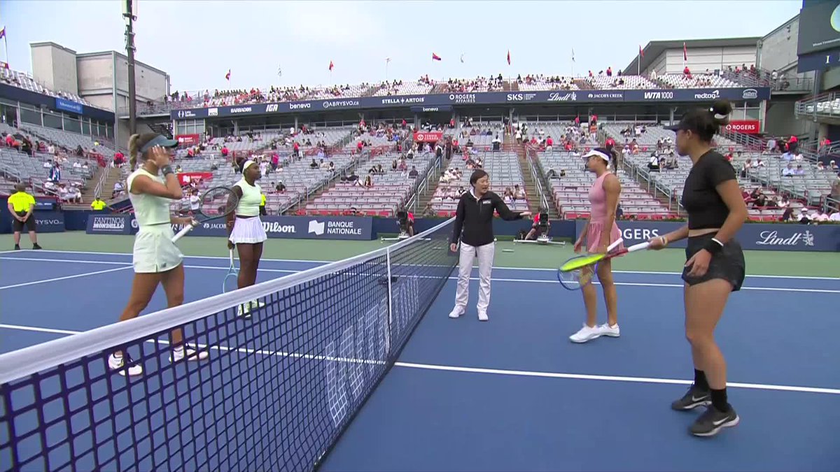 Who will reach the final 🤔 Kessler/Gauff vs. Danilovic/Hsieh starts right now! #OBN25