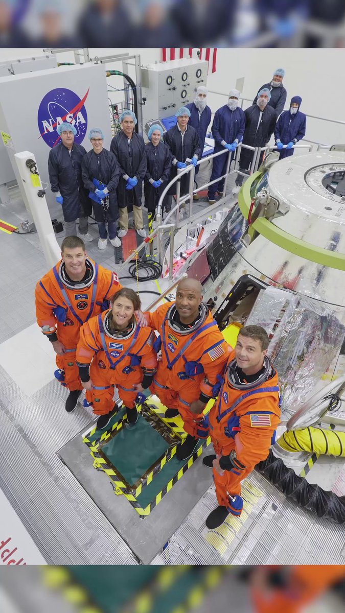Sometimes spaceflight can be... tedious! @Astro_Reid and the Artemis II crew spent time last week personalizing the inside of the Orion spacecraft and mapping out where their tools will go. This process takes a long time, but it's worth it!
