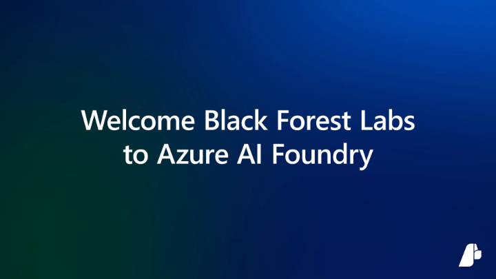 Black Forest Labs’ FLUX.1 Kontext [pro] (in-context gen & editing) + FLUX1.1 [pro] (text-to-image) are now live on Azure AI Foundry as direct from Azure models. You can now build storyboards, e-commerce shots, or marketing creatives in minutes. Learn more: