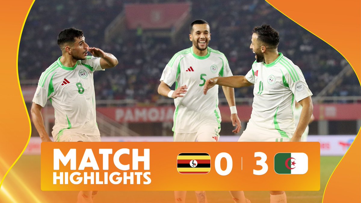 🎥 HIGHLIGHTS: 🇺🇬 0–3 🇩🇿 Algeria open their #TotalEnergiesCHAN2024 campaign with a statement win. ✅ Purchase your tickets here 👉