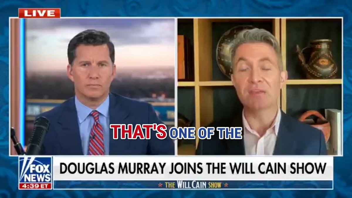 "This administration is showing that you can deport illegal migrant criminals," Douglas Murray tells Will Cain on @WillCainShow_.