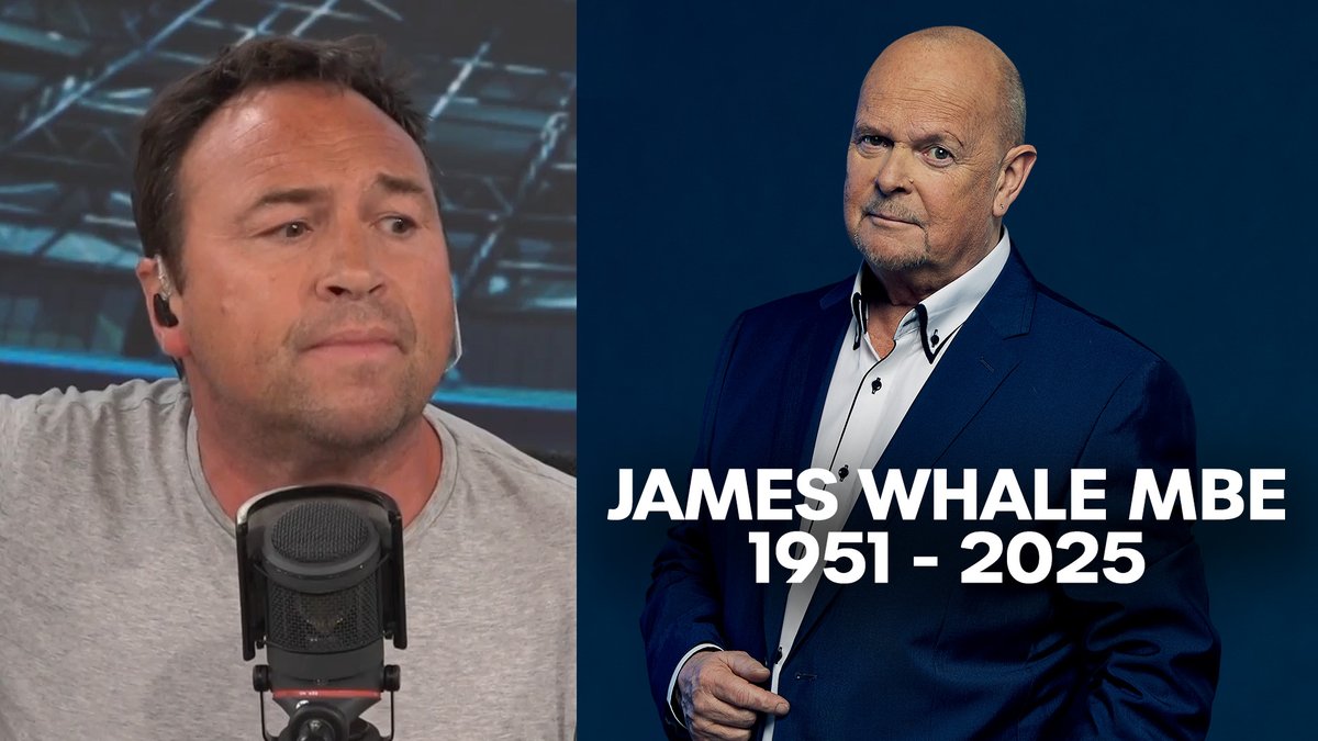 "He is a broadcasting legend. He's someone that I looked up to very early on in my broadcasting career." Jason Cundy pays tribute to friend and broadcasting colleague James Whale, who died earlier today aged 74. "RIP James Whale!" Jason Victor Cundy | James Whale MBE.