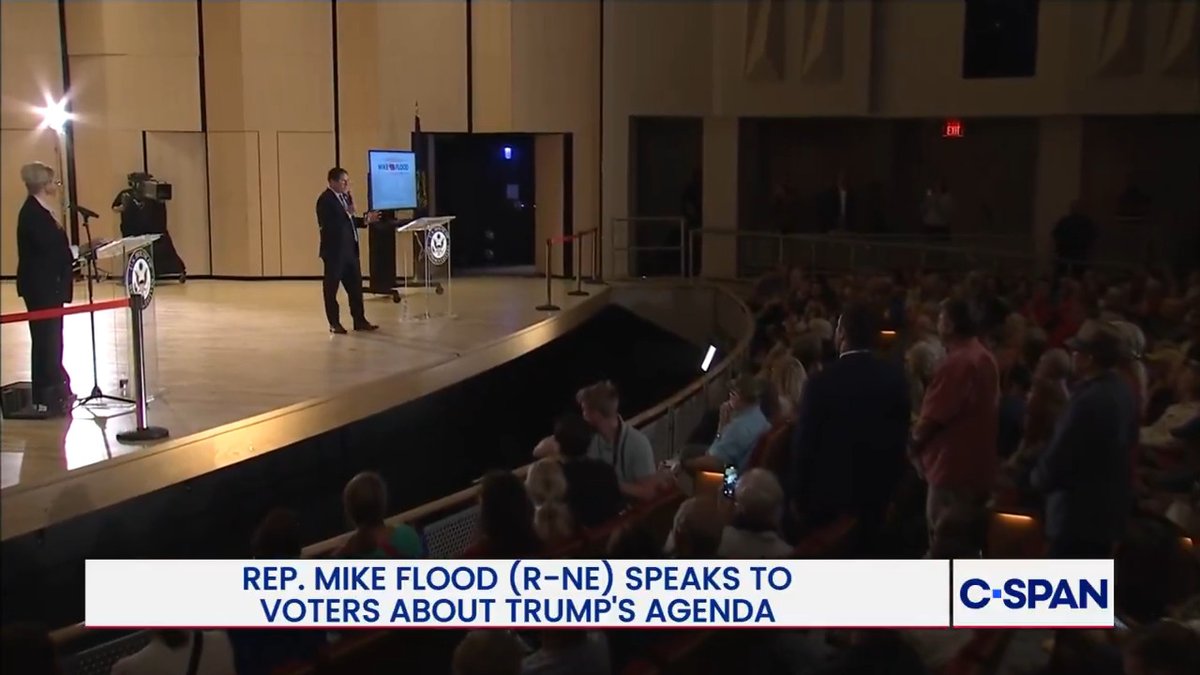 Q: "Why are you covering up the Epstein files?" Rep. Mike Flood (Rep. Mike Flood) : "I am for the release of those records."