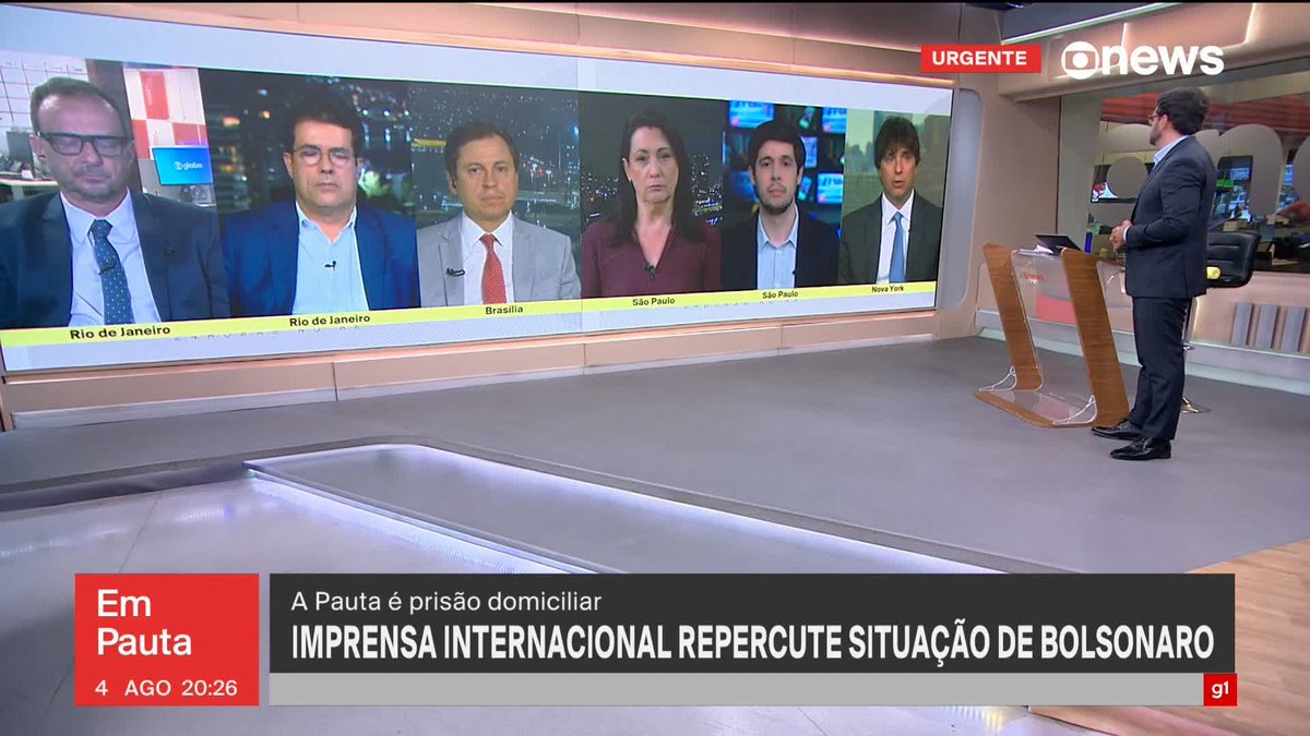 Imprensa internacional repercute prisão domiciliar do ex-presidente do Brasil Jair Bolsonaro. Saiba mais com Guga Chacra . ➡ Assista ao #EmPauta: #GloboNews