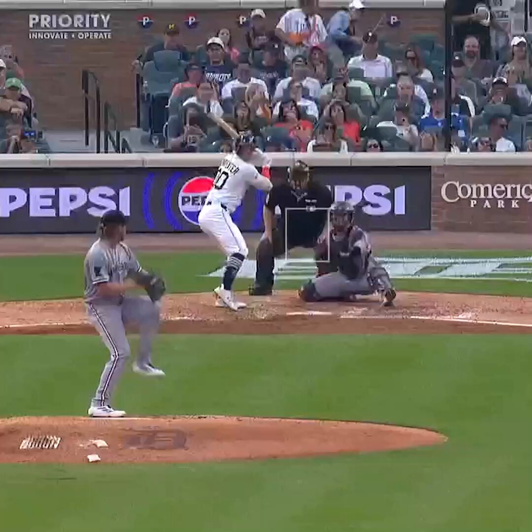 Kerry Carpenter just hit the longest HR of his career ... and he KNEW IT!