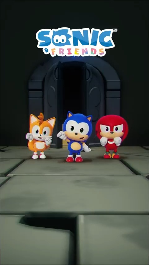 お宝どこだ～👀🟡🔵🔴 キュートなソニックたちが送るショートアニメ🦔💙 『SONIC ＆ FRIENDS』の最新ダンス動画を公開⸜🙌🏻⸝ 👇音あり動画はこちら👇 #ソニフレ