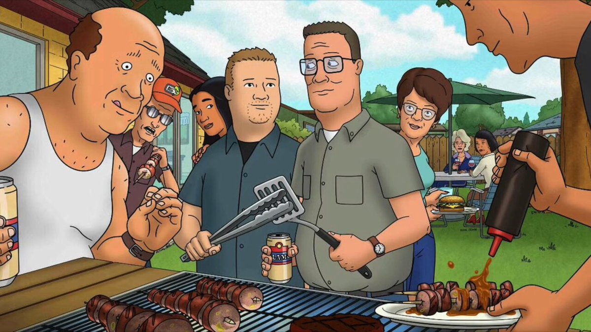 Oh the new End Credits music for the King of the Hill reboot is gorgeous