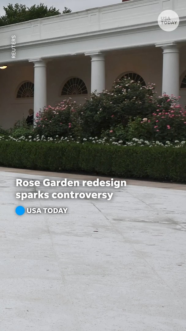 President Donald Trump’s redesign of the White House's Rose Garden and plan to construct a $200 million ballroom are facing criticism over aesthetics and priorities.