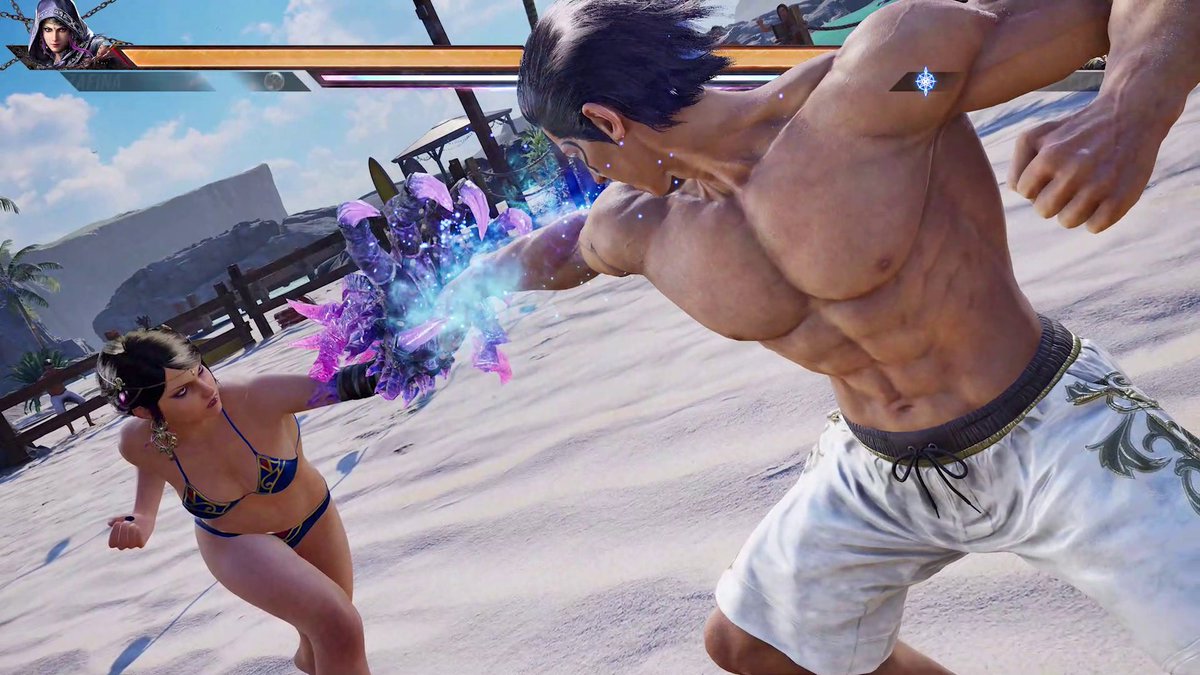 🤜#TEKKEN8 Season2 Summer Swimsuits Finally, we'll introduce Zafina and Claudio in swimsuits! Close encounters lead them to clash at the beach💥🌊 Check out the designs that reflect each character's personality✨