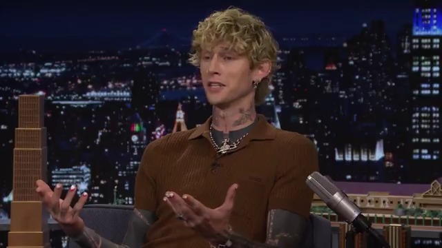 .mgk and Pete Davidson dream of walking their kids in strollers together but Megan Fox and Elsie Hewitt have other plans 🤣 #FallonTonight