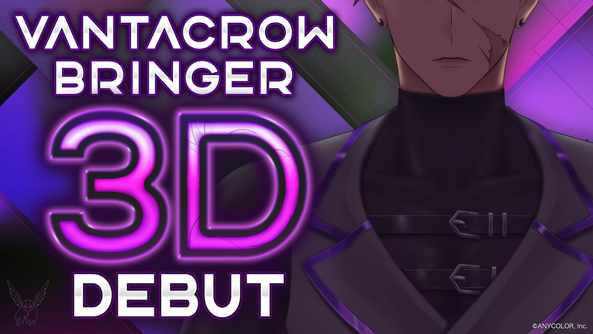 [Vantacrow Bringer 3D Reveal!🎉] 🃏🔪Vantacrow Bringer🃏🔪 NIJISANJI EN's 3D reveal date confirmed! ⏰Live stream starts August 9th (Sat) at 11:00 JST 🔻Waiting room Don’t miss it! #Vantacrow3D #NIJISANJI3DReveal