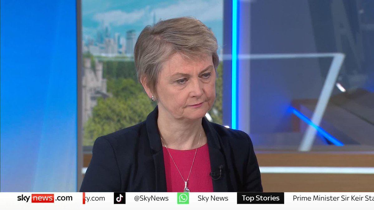 "We should be returning people, who have made these illegal crossings" Home Secretary Yvette Cooper talks through the new UK - France migrant deal 📺 Sky 501, Virgin 602, Freeview 233 and YouTube