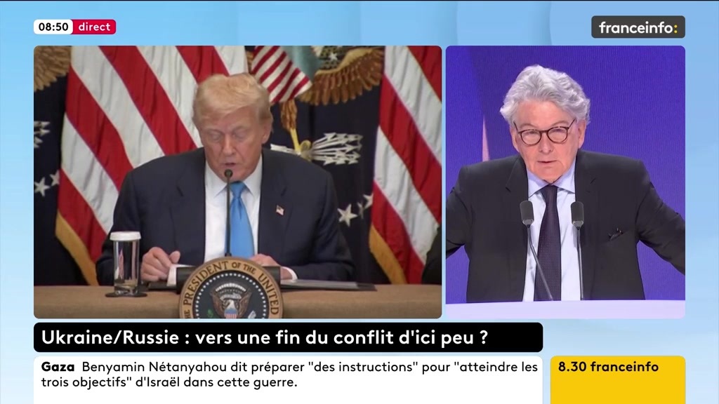 🔴Guerre en Ukraine : l'émissaire de Donald Trump, Steve Witkoff, attendu en Russie ➡️ "Ce serait une première si jamais Vladimir Poutine répondait ou se couchait devant les ultimatums. Je crois que les observateurs sont dubitatifs et moi avec", dit Thierry Breton.