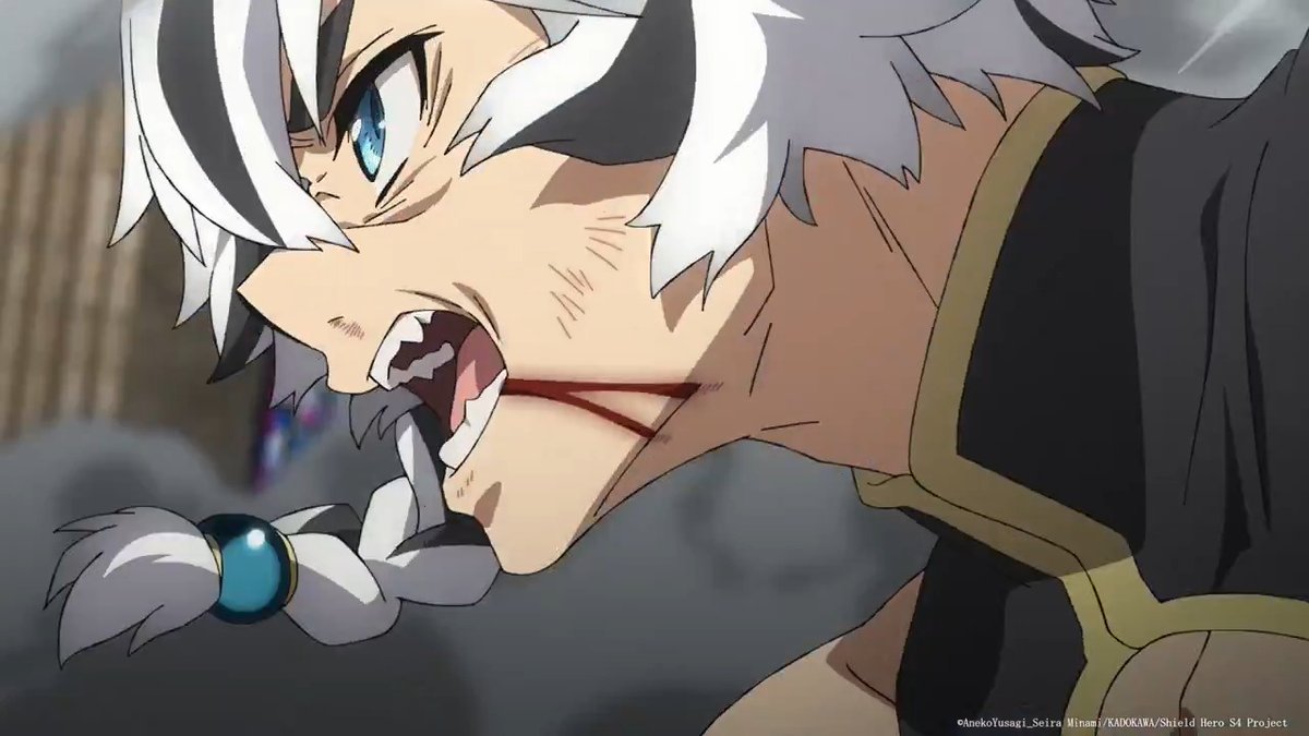 ◥◣🛡第4話映像ピックアップ🛡◢◤ 獣化したジャラリス vs フォウル。 絶体絶命のピンチにフォウルは＿＿！？ #盾の勇者の成り上がり #shieldhero 第４話「託された力」各配信サイトにて配信中